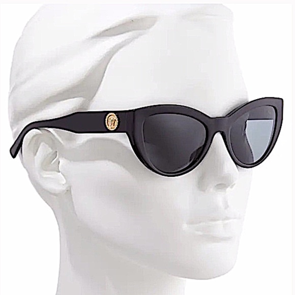 Versace - Sunglasses Cat-Eye Medusa Crystal - Black - Sunglasses - Versace Eyewe